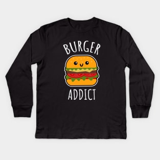 Burger Addict Kids Long Sleeve T-Shirt